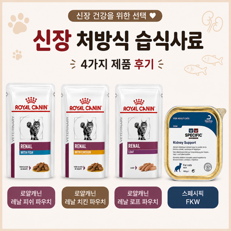 신부전 고양이 처방식 습식사료